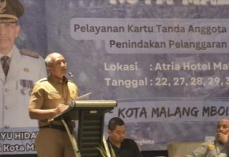 Sekda Kota Malang Erik Setyo Santoso 
