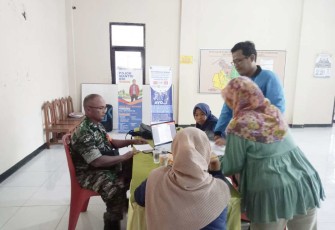 Komsos bersama aparat desa binaan 