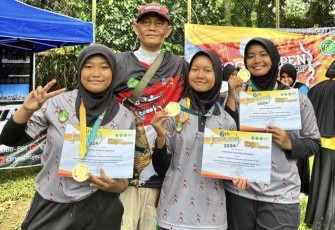 Trio SKO Surakarta Raih Medali Emas Kejuaraan Panahan Piala Presiden RI 