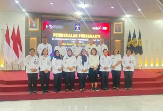 Poto bersama usai rangkaian acara pembahasan pembekalan masa purna bakti secara virtual disampaikan oleh motivator