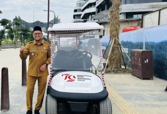 Wakil Wali Kota Depok saat berada di IKN, Selasa (13/08/24)