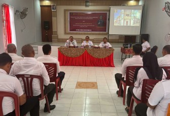 Kadivpas Laksanakan Monev ke Lapas Kelas III Kotanopan.