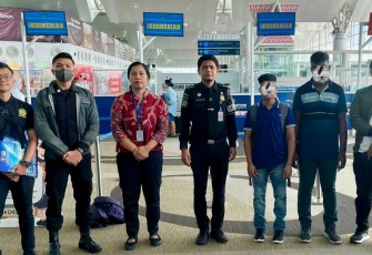 Rudenim Medan Melakukan Pendeportasian Warga Negara Asing (WNI) Sebanyak 9 Orang.