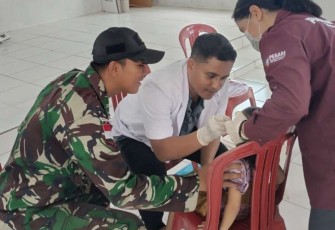 PIN Polio bersama Puskemas Puring Kencana 