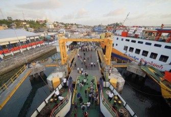 Ilustrasi dermaga pelabuhan PT ASDP Indonesia Ferry 