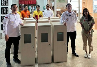 Hasil Karya Warga Binaan Rutan Kelas I Medan Menembus Pasar Hotel di Medan.