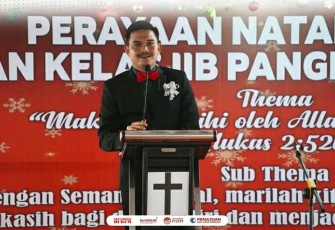Rutan Pangkalan Brandan Erwin Siregar Merayakan Natal Bersama Warga Binaan.