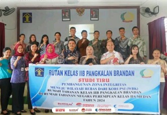Studi Tiru Dilakukan Rutan Pangkalan Brandan Persiapan Menuju WBK