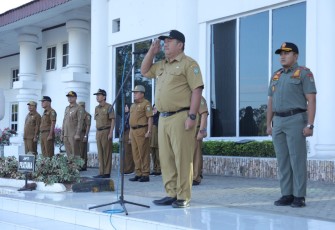 Wakil Bupati Asahan Pimpin Apel Gabungan Bulan Maret 2024 