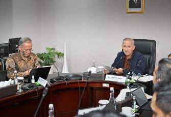 Wakil Menteri Keuangan, Anggito Abimanyu alam pertemuan dengan Community of Practices (CoP) Artificial Intelligence Kementerian Keuangan pada Jumat (20/12). 