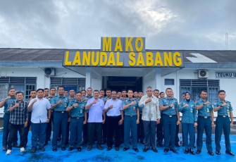  Pangkalan Udara TNI Angkatan Laut Sabang menggelar acara Rapat Anggota Tahunan (RAT) Primkopal Makmue Beusaree Syariah Tahun Buku 2023 yang dilaksanakan di Ruang Serbaguna Mako Lanudal Sabang, Rabu (10/1/2024)