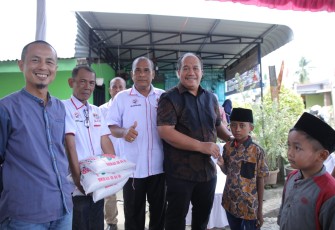 DPD IWO Indonesia Kabupaten Asahan Gelar Bhakti Sosial dan Halal Bi Halal