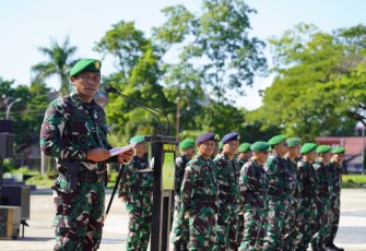 Apel Gelar Kesiapan TNI pada PAM Pemilu 2024