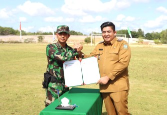 Pembukaan kegiatan TMMD ke-119 tahun 2024 di wilayah Kabupaten Bintan berlangsung di Stadion Megat Alam Perkasa, Selasa (20/02) yang dibuka langsung oleh Bupati Bintan Roby Kurniawan.