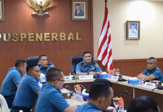 Puspenerbal saat Terima Tim Reviu Irjenal Mabesal