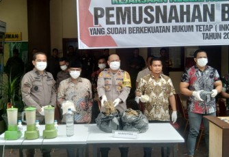 Pemusnahan BB Sitaan Sejak Juni 2023 sampai Maret 2024