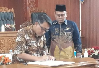 Forum Renja (Rencana Kerja) tahun 2025 menyusun program kerja sekretariat DPRD Kota Depok tahun 2025 di gedung DPRD Kota Depok, Kamis, (23/2/24).
