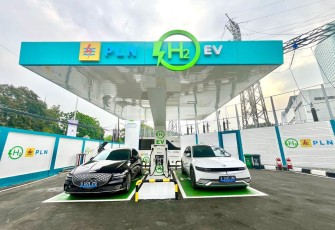 Pilot Project Hydrogen Refueling Station (HRS) dan Green Hydrogen Plant (GHP) PLTP Kamojang,  Rabu (21/2).