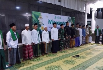 Babinsa Koramil 0801/09 Sudimoro Hadiri Tradisi Megengan