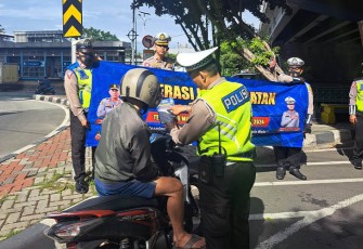 Satlantas Jakarta Barat Ajak Masyarakat Tertib Berlalu Lintas
