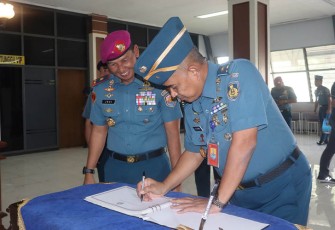 Danlantamal V saat Terima Kunjungan KA RSPAL dr. Ramelan