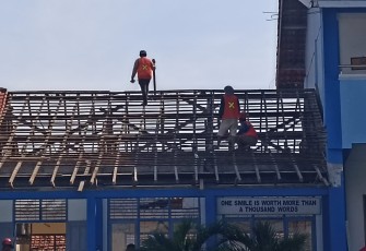 Pekerjaan Proyek Rehabilitasi Ruang Kelas di UPTD SMP Negeri 2 Sindang Kabupaten Indramayu. 