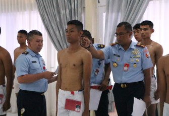 Danlanud SUT Pimpin Langsung Pantukhirda Tamtama TNI AU Gel I/A-87 Tahun 2024
