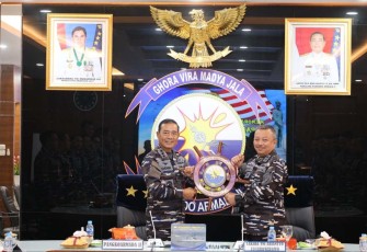 Danlantamal V Ikuti Memorandum Sertijab Pangkoarmada II