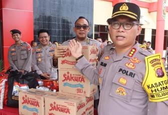Polda Kalteng Distribusikan 1.000 Paket Sembako ke Barsel
