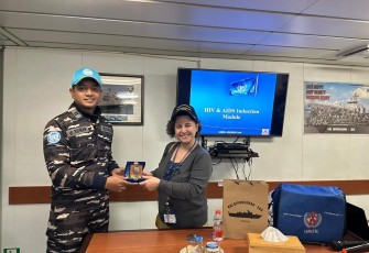 Satgas MTF TNI Konga XVIII-O UNIFIL Terima Pembekalan dari UN Counselor