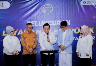 Kementerian Agraria dan Tata Ruang/Badan Pertanahan Nasional (ATR/BPN) melalui Kantor Pertanahan (Kantah) Kota Bogor meresmikan layanan elektronik pada Kamis (22/02/2024) di Aula Reforma Agraria, Bogor