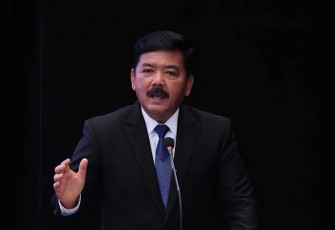 Menteri Hadi saat Pidato Ilmiah di FT UGM Yogyakarta, berlangsung di Auditorium Prof Roosseno FT UGM, Kabupaten Sleman, Provinsi D.I. Yogyakarta, Sabtu (17/02/2024).