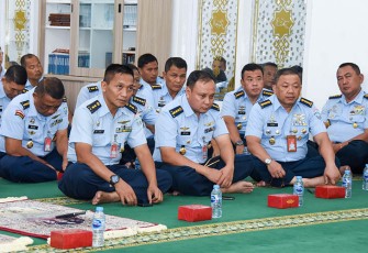 Peringatan Isra Mi'raj Nabi Muhammad SAW di Masjid As-Sulthon, Makoharmatau Bandung, Rabu (21/02/2024).