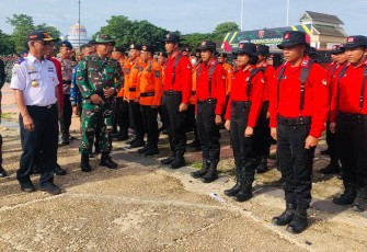 Korem 143/HO Gelar Apel Kesiap Siagaan Penanggulangan Bencana