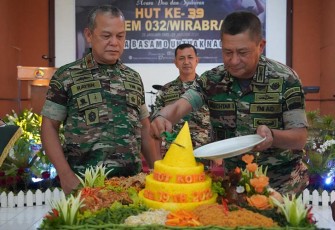 Korem 032/Wirabraja peringati Hari Ulang Tahunnya yang ke-39