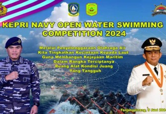 Navy Open Water Swimming Kepri 2024