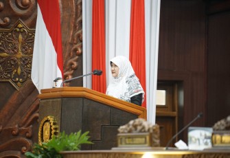Juru Bicara Pansus DPRD Jawa Timur pembahas Raperda RPJMD Jawa Timur Tahun 2025-2029, Lilik Hendarwati.