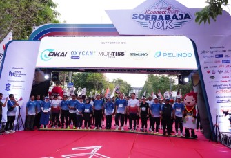 3.000 Pelari Meriahkan Bank Jatim JConnect Run Soerabaja 10K