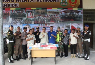 Bea Cukai Banda Aceh Bersama Satpol PP dan WH Kabupaten Pidie Gelar Operasi Rokok Ilegal