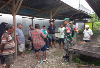 Kodim 1710/Mimika Laksanakan Patroli Humanis di Wilayah Binaan