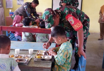 Program Makan Bergizi yang di lakukan oleh SPPG (Satuan Pelayanan Pemenuhan Gizi) Kodim 0801/Pacitan