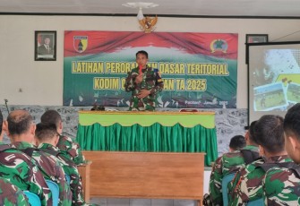 Kodim 0801/Pacitan Tingkatkan Kemampuan Dasar Prajurit