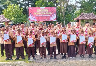 Koramil 0806-02/Pogalan Perkuat Peran Pramuka Siaga Garuda dalam Membangun Generasi Berkarakter