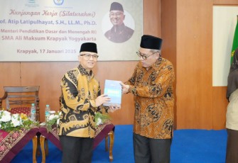 Wamendikdasmen, Atip Latipulhayat, di Yogyakarta, Jumat (17/1).