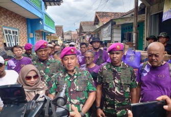 Komandan Brigif 4 Marinir Kolonel Mar. Supriadi Tarigan