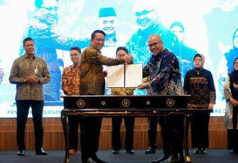 Penandatanganan Nota Kesepahaman dan Perjanjian Kerjasama di Kementerian Hukum RI