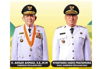  Gubernur dan Wakil Gubernur Kepri 2025-2030 H Ansar Ahmad dan Nyanyang Haris Pratamura