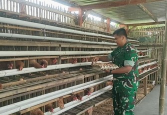 Kodim 0805/Ngawi Budidaya Perikanan dan Peternakan