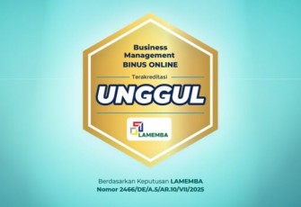 Business Management BINUS Online Terakreditasi Unggul: Komitmen Hadirkan Kuliah Online Berkualitas