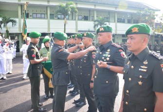 Danrem 083/Bdj Kolonel Inf Kohir saat sertijab pejabat strategi Korem 083/BDJ, Kamis (11/9)